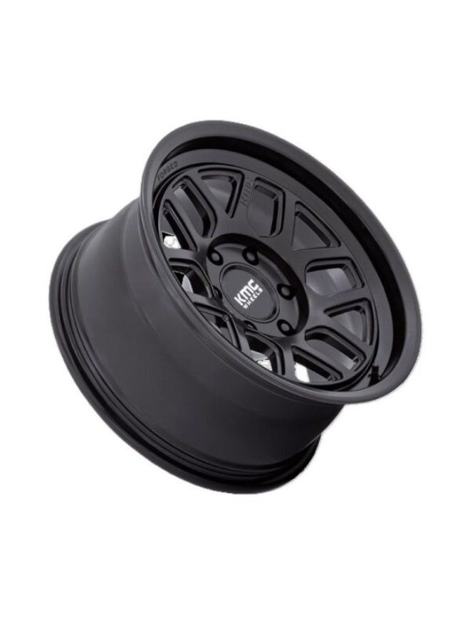 كي ام سي كم 446 ميسا فورجد مونو بلوك 17×8.5 6×139.7 ET-10 CB106.1 أسود ساتان - Image 1